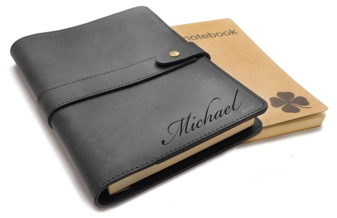 Personalized LEATHER JOURNAL for Men Women Notebook Cover Custom