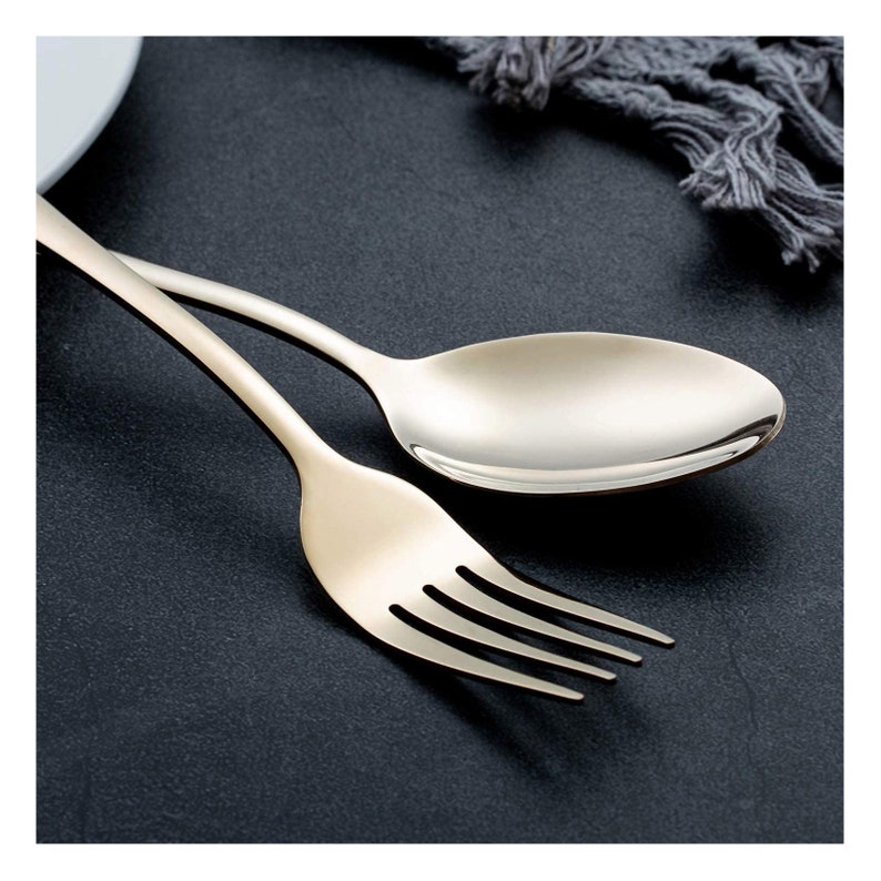Custom Gold Fork Dinnerware Utensil Party Wedding Gift for Her Etsy