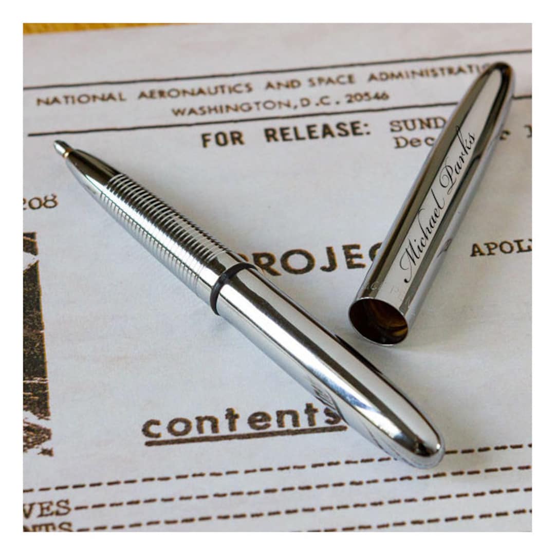 Personalized FISHER SPACE PEN Custom Engraved Bullet Pens Black Gold Silver Ballpoint Graduation