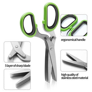 Personalized HERB SCISSORS Custom Kitchen Cooking Home Groomsmen Gift ...