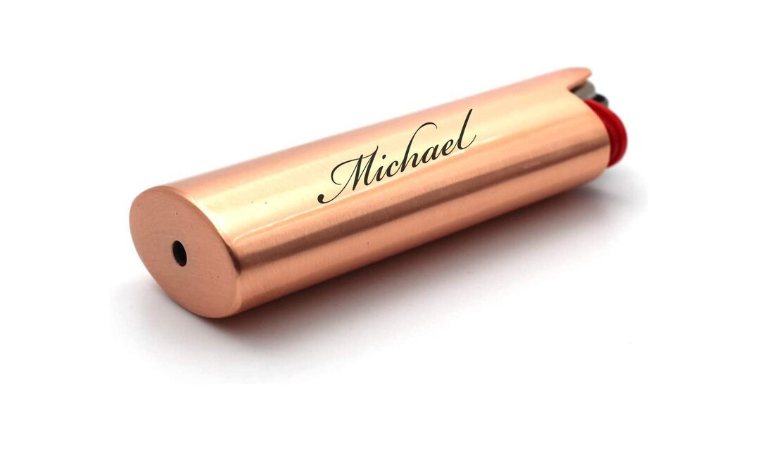 Personalized LIGHTER CASE Holder Custom Engraved Sheath Lighters Cigar