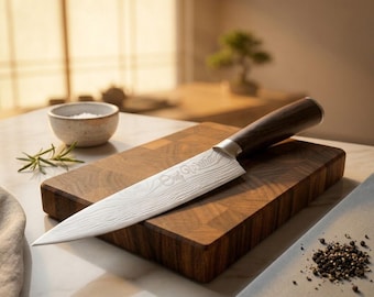 Personalized CHEF KNIFE Kitchen Knives Cooking BBQ Housewarming Birthday Gift for Her Him Mom Dad Men Women Wedding Custom Engraved Engraved