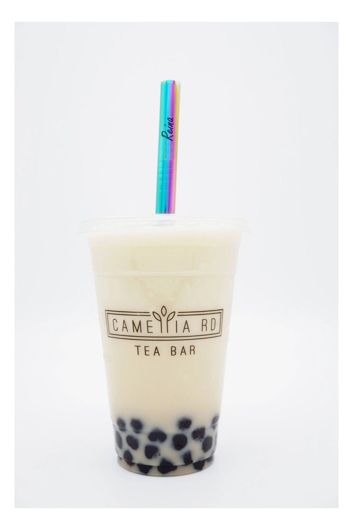 Personalized BOBA STRAW Bubble Tea Straws Reusable Metal Etsy