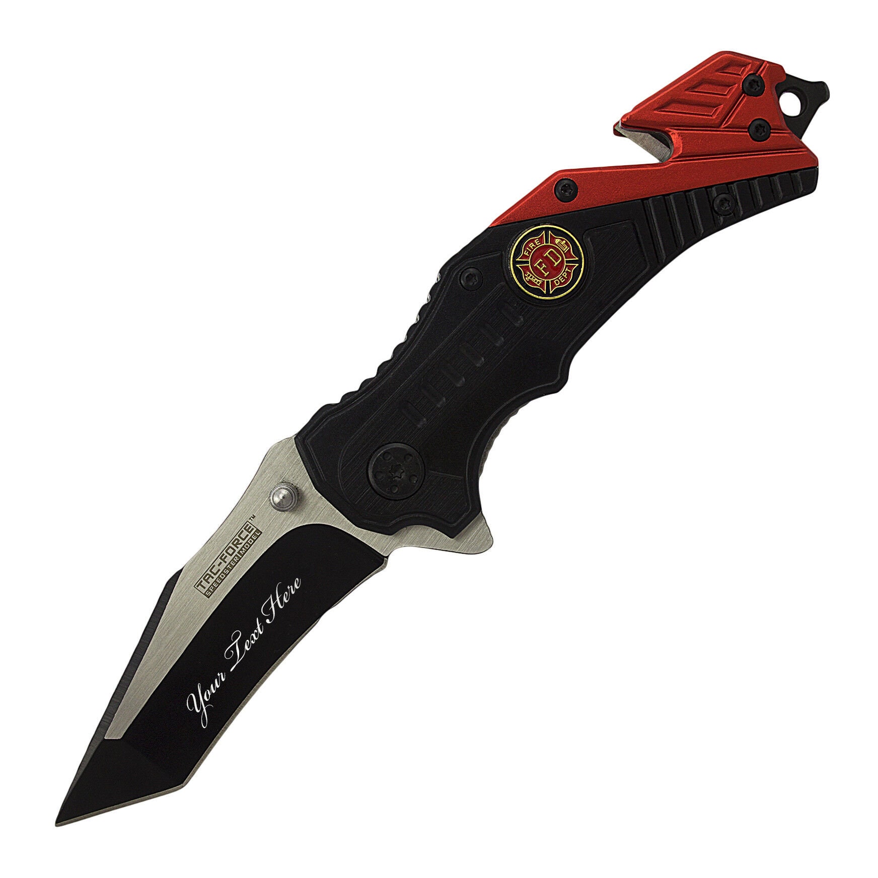 Personalized FIREFIGHTER FIREMAN Pocket Knife Knives Fire Academy Platoon Engine Custom Engraved Gift for Dad Him Grandpa Son Multitool