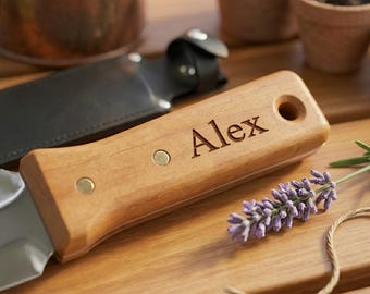 Personalized NISAKU NJP650 Hori Hori Namibagata Tool Knife Weeder