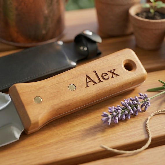 Personalized NISAKU NJP650 Hori Hori Namibagata Tool Knife Weeder