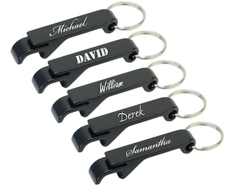 Personalized Keychain Bottle Opener Custom Engraved USA Shell Casing Groomsmen Wedding Gifts Gifts Party Cool