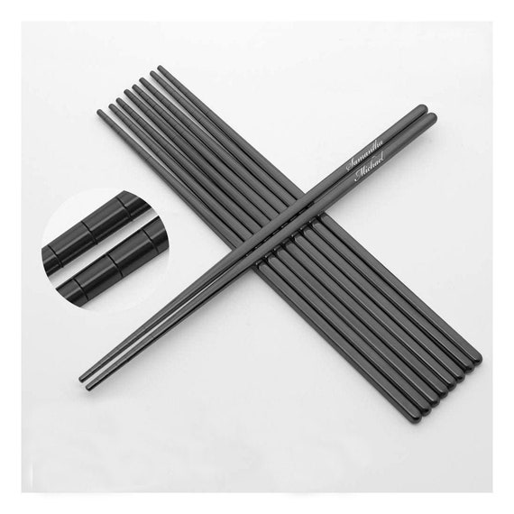 Personalized CHOPSTICKS Set Custom Chop Sticks Gift Bridesmaid Etsy