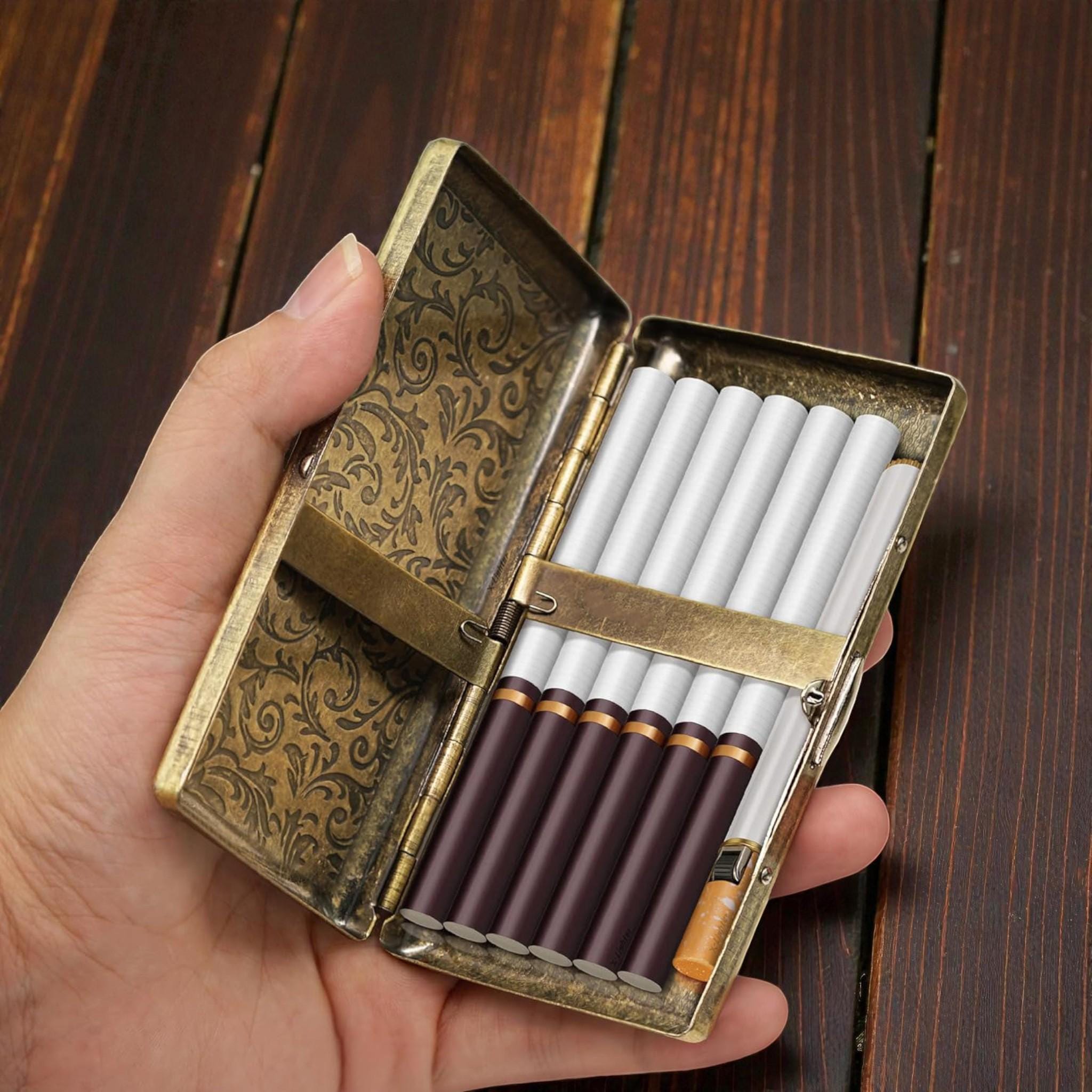 Personalized 100s CIGARETTE CASE Card Holder Groomsmen Birthday Gift for  Him Dad Men Retirement Golf Boyfriend Fathers Day Custom Engraved