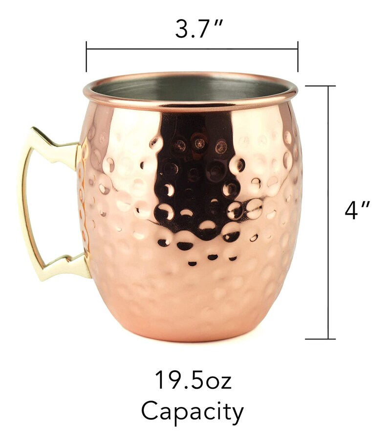 Personalized MOSCOW MULE Mug Rose Gold Copper 16oz Gift for Etsy