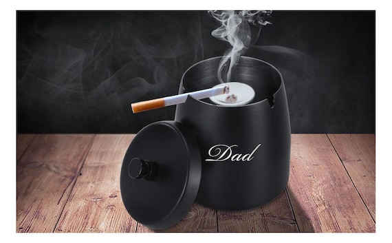 A personalized cigar ashtray with 161 favorites is a crowd-proven hit — a genuinely specific gift that cigar guys will actually use and display.