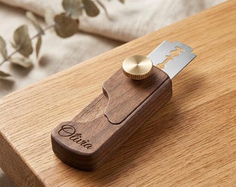 Personalized BREAD SCORING LAME Scorer Knife Sourdough Baking Chef Kitchen Housewarming Home Gift for Her Mom Women Custom Engraved Engraved