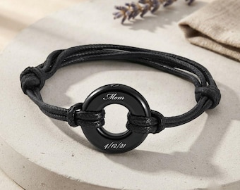 Personalized URN BRACELET Cremation Jewelry for Men Women Human Ashes Keepsake Dog Cat Hair Pet Memorial Sympathy Waterproof Custom Engraved