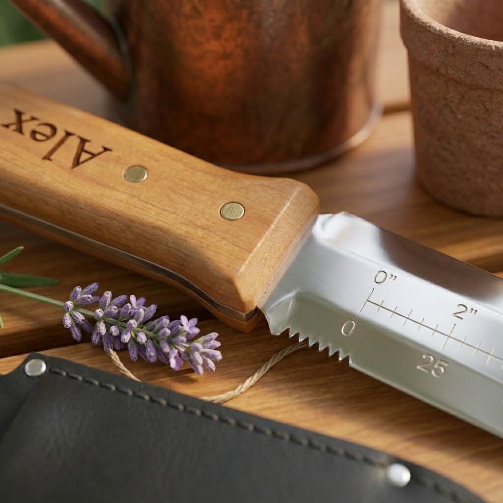 Personalized NISAKU NJP650 Hori Hori Namibagata Tool Knife Weeder