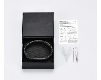 Custom Personalized URN BRACELET Cremation Jewelry for Men
