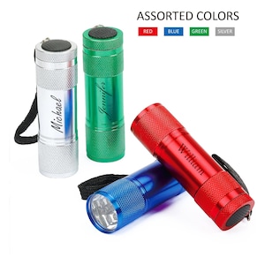 Personalized FLASHLIGHT Custom Flashlights LED Custom Light Keychain Lanyard Aluminum Wedding Gift for Him Dad Men Her Mom Camping 5 COLORS