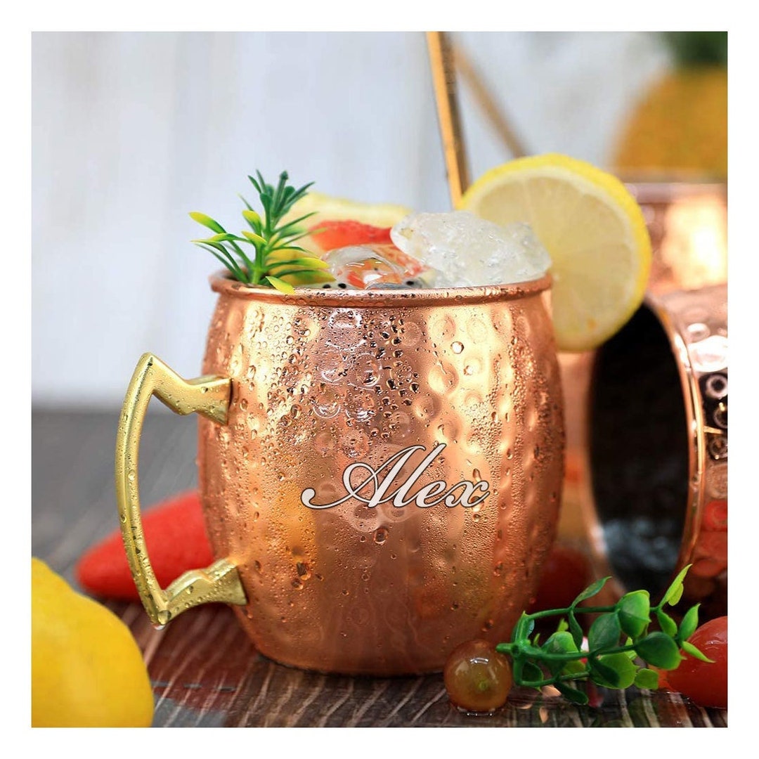 Personalized MOSCOW MULE MUG Set Custom Engraved Bridesmaid Gifts for