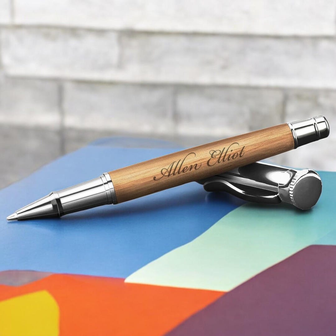 Personalized PEN Pens Wood Walnut Graduation Teacher Birthday Gift for ...