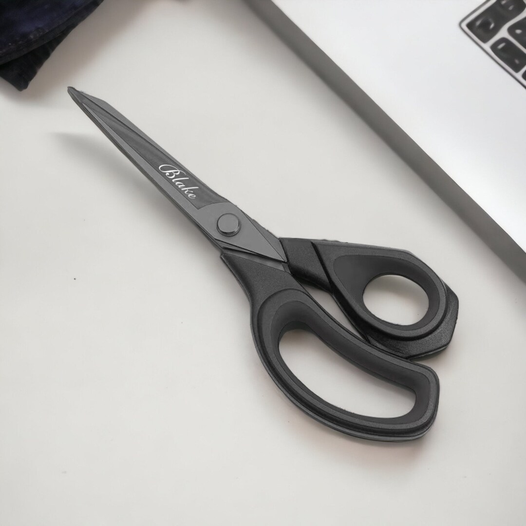 Personalized SCISSORS Custom Engraved Scissor Shears Office Fabric