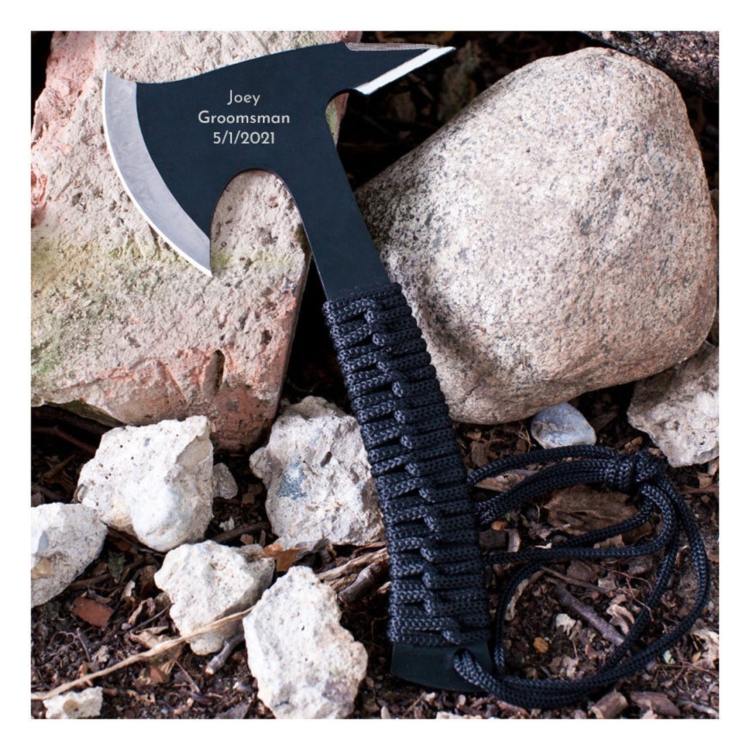 Personalized AXE Throwing Axes Best Man Wedding Groomsmen Gifts for Him