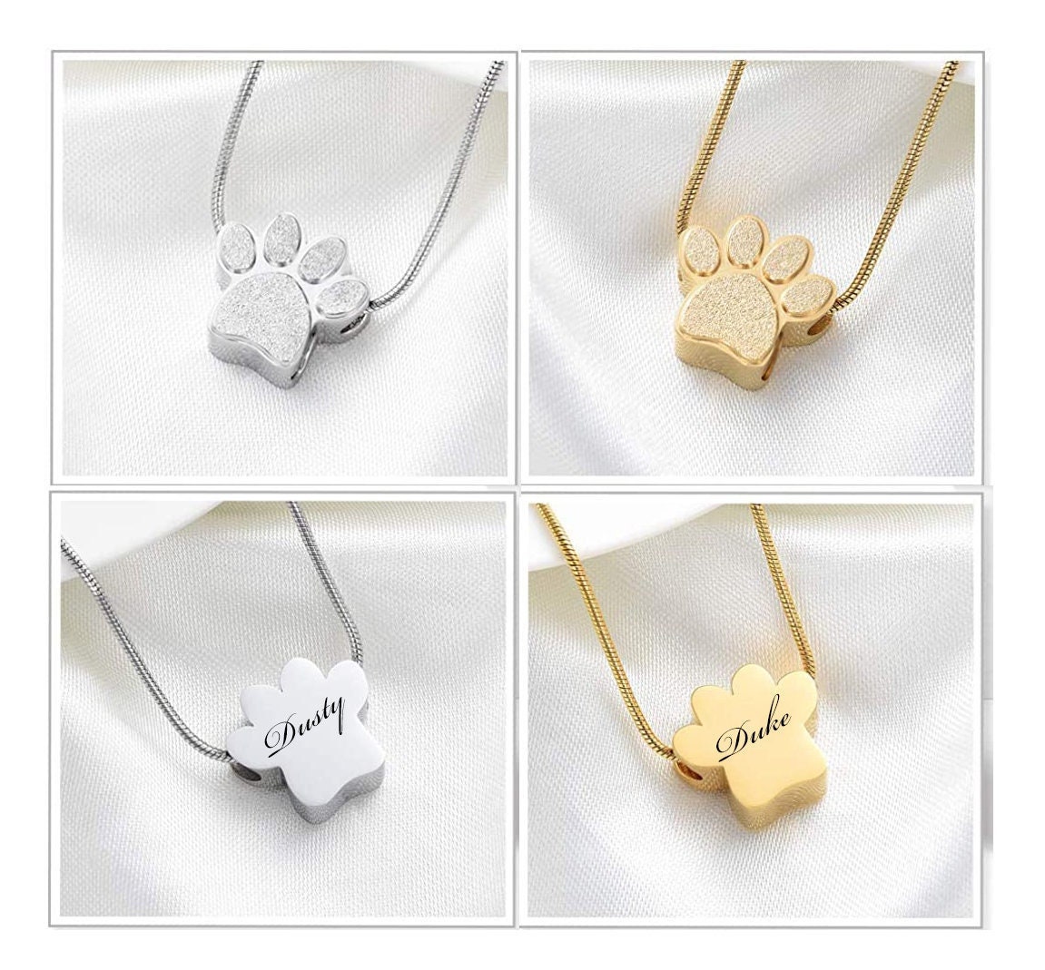 Collane Con Medaglione Per Ceneri Di Cremazione, Collane Con Barra - Foto 3