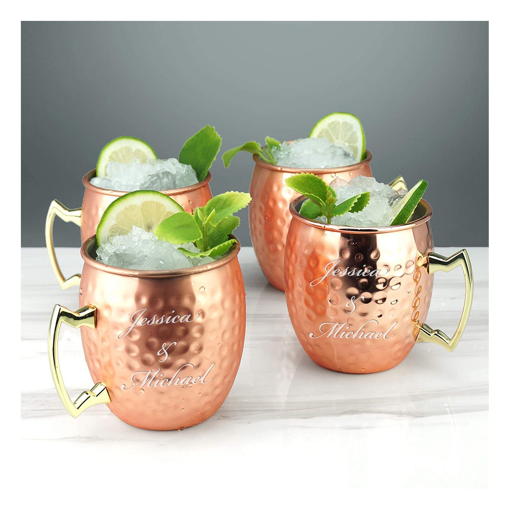 Personalized MOSCOW MULE MUG Set Custom Engraved Bridesmaid Etsy