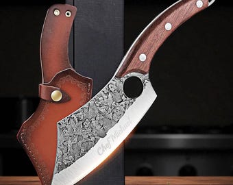 Personalized CHEF KNIFE Butcher Viking Cleaver Cooking Home Kitchen Housewarming Birthday Gift for Her Mom Women Wedding Custom Engraved