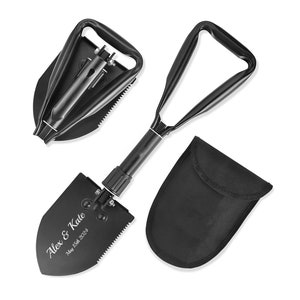 PALA personalizada, plegable y portátil, regalo para padrinos de boda, papá, hombres, padrinos de boda, camping, exterior, boda, jardinería, cumpleaños, grabado personalizado