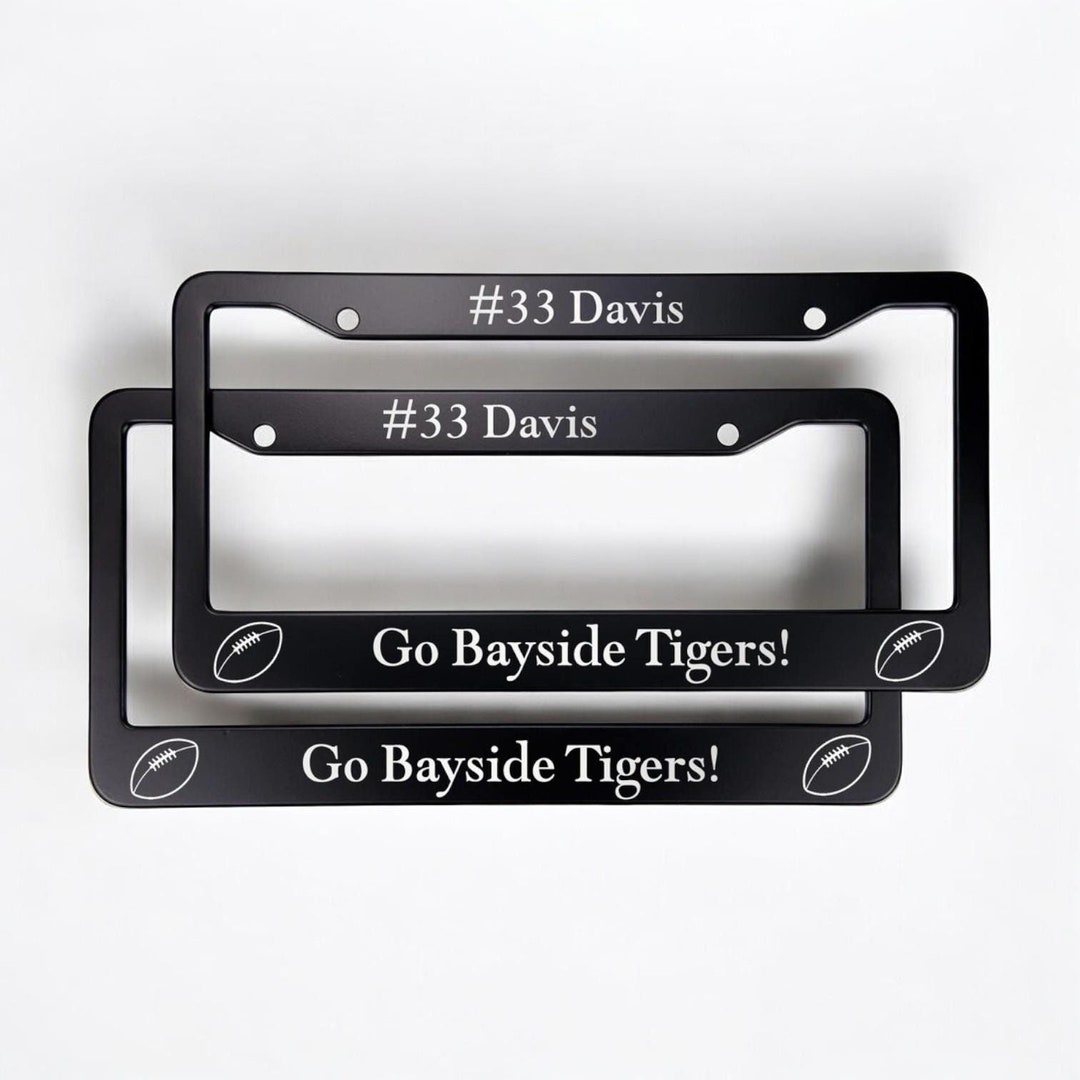 Personalized LICENSE PLATE FRAME Cover Bracket Car Accessories ...