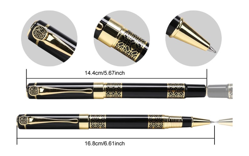 Personalized EXECUTIVE PEN Custom Pens Engraved Groomsmen Gifts for Dad Him Men Boyfriend Teacher Graduation Business Corporate Fathers Day image 8