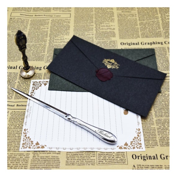 Envelope Opener with Custom Logo - Custom logo envelope shaped paper knife, Keychain & Enamel Pins Promotional Products Manufacturer