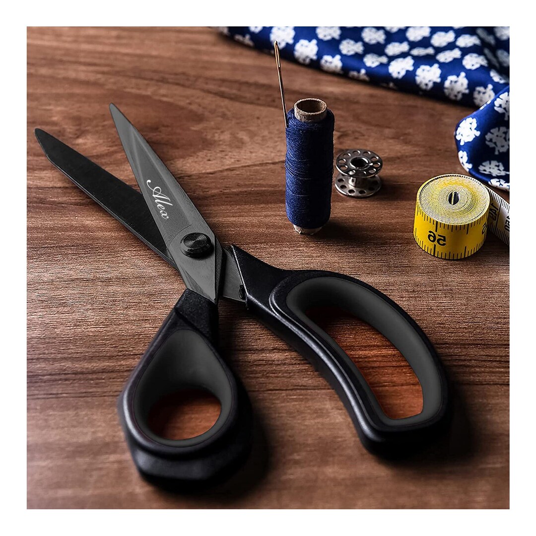 Personalized SCISSORS Custom Engraved Scissor Office Fabric Etsy UK