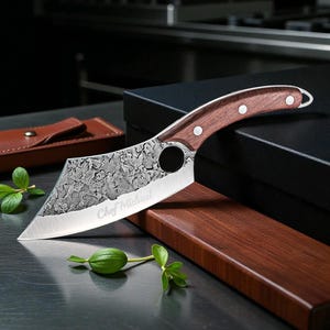 Personalized CHEF KNIFE Butcher Viking Cleaver Cooking Home Kitchen Housewarming Birthday Gift for Her Mom Women Wedding Custom Mothers Day