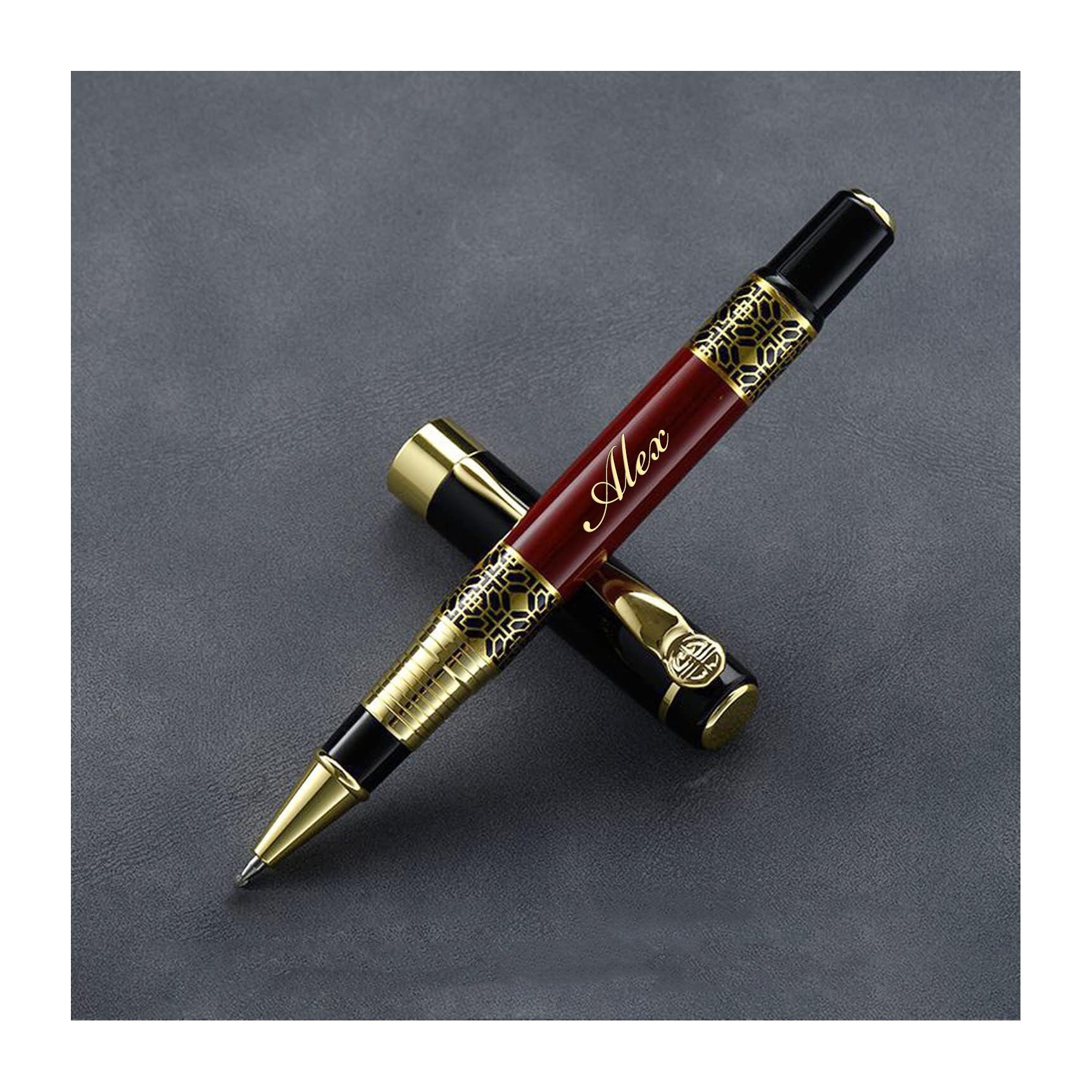 Personalized EXECUTIVE PEN Pens Groomsmen Birthday Gift for Him Dad Men ...