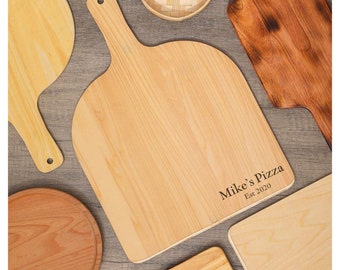 Personalized PIZZA PEEL PADDLE Tray Spatula Bread Baking Kitchen Home Birthday Gift for Him Dad Men Gift for Women Mom Her Fathers Day