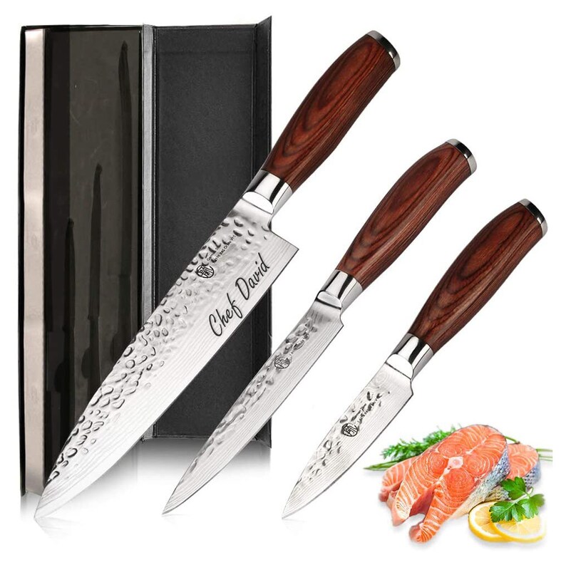 Custom Engraved Chef Knife Chefs Knives Professional Kitchen Etsy