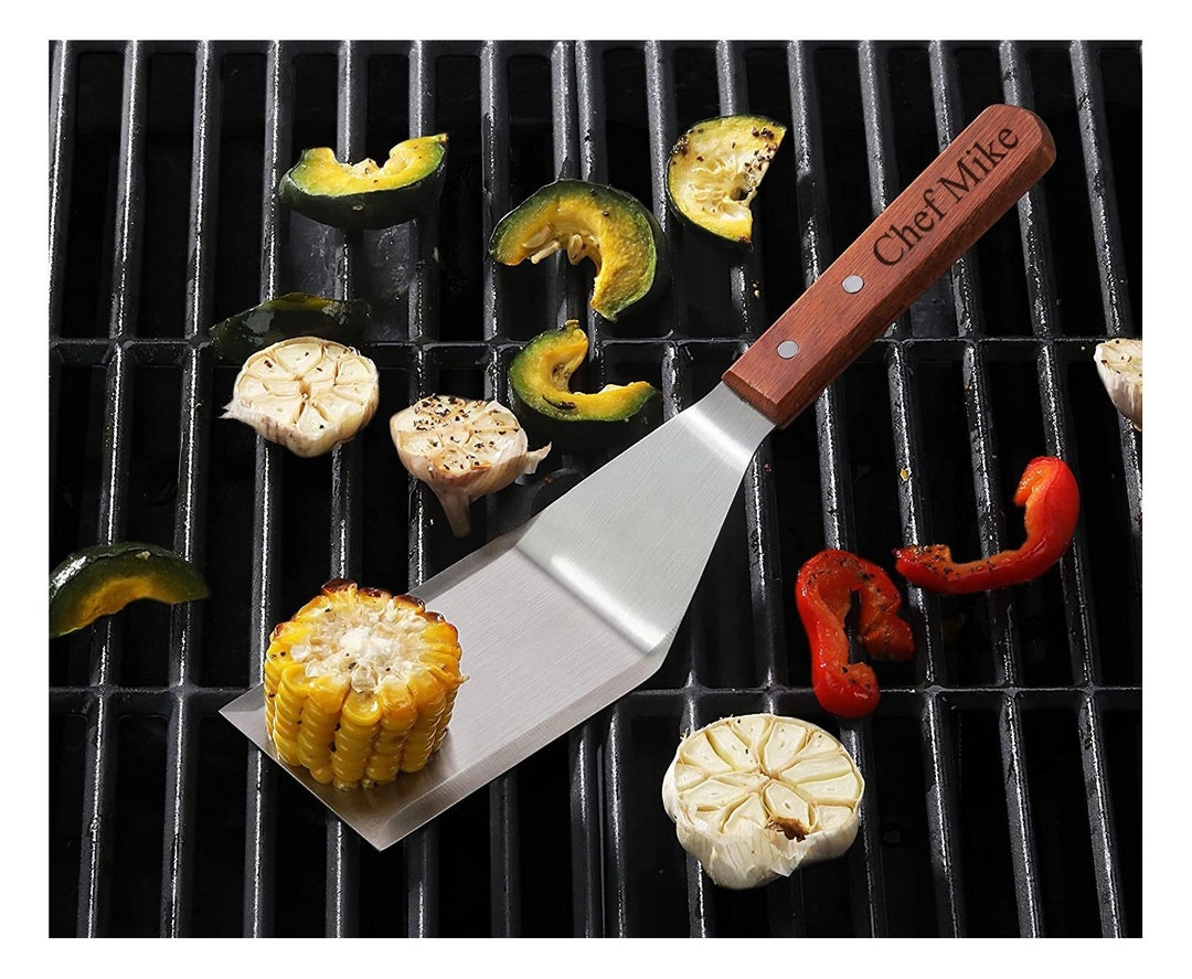 Personalized SPATULA BBQ TURNER Barbeque Grill Grilling Griddle