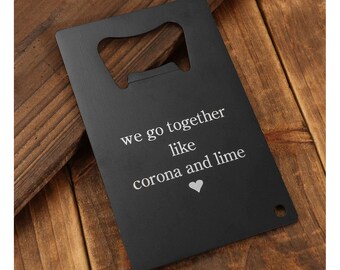 Personalized BOTTLE OPENER Playing Cards Groomsmen Birthday Gift for Him Dad Men Gift for Groomsmen Wedding Favors Boyfriend Custom Engraved