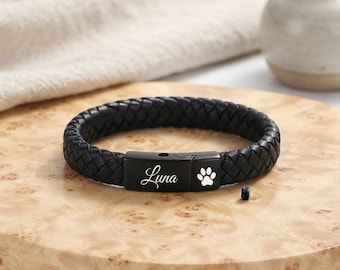 Personalized URN BRACELET Cremation Jewelry for Men Women Human Ashes Keepsake Dog Cat Hair Pet Memorial Sympathy Waterproof Custom Engraved