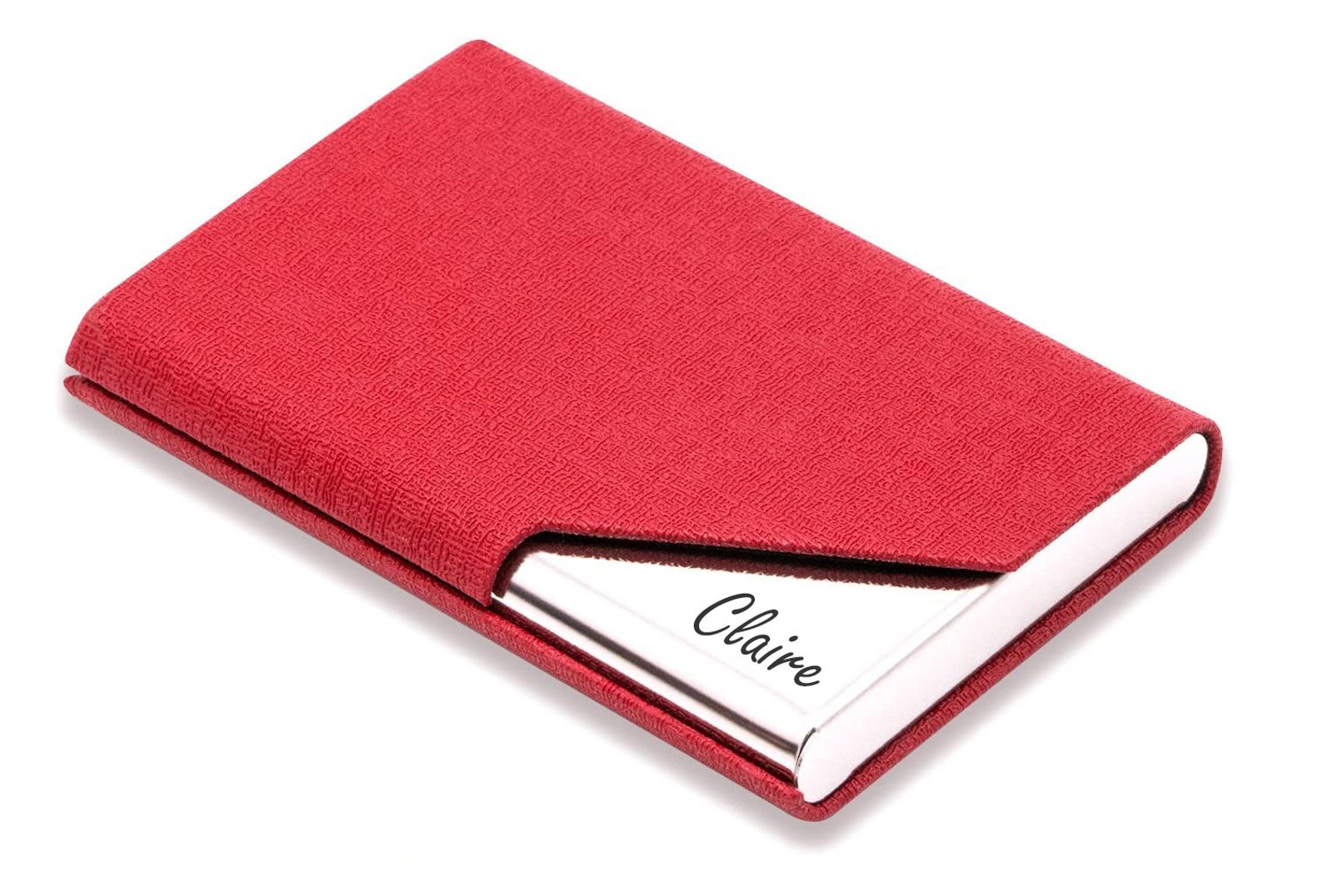 Personalized BUSINESS CARD HOLDER Cards Case Custom Engraved Etsy