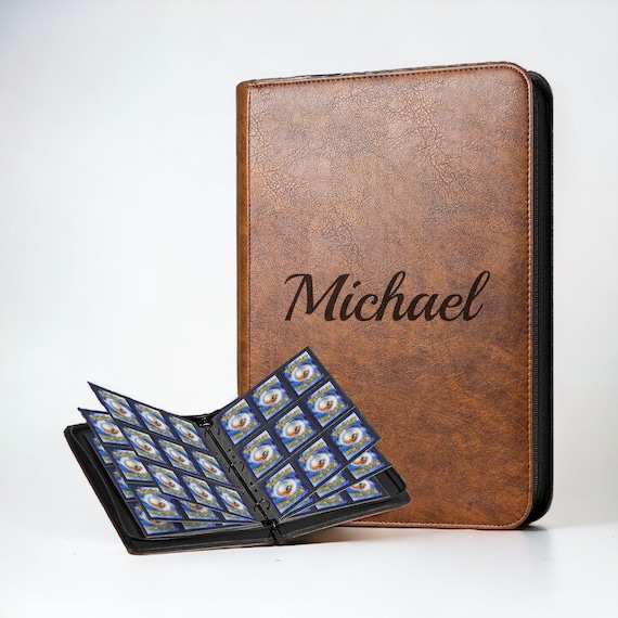 Personalized TRADING CARD Binder TCG Album Holder Sports Card Collector  Organizer Birthday Gift for Him Men Dad Boyfriend Fathers Day Custom - Etsy