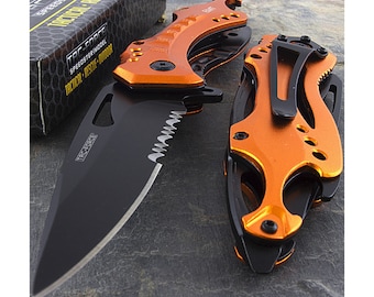 Personalized EMT EMS Pocket Knife with Clip Knives Seatbelt Cutter Glass Window Breaker Multitool Gift for Him Dad Men Hunting Custom