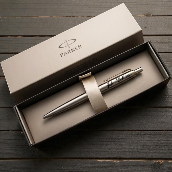 Personalized Pen PARKER JOTTER Graduation Teacher Coach Groomsmen Birthday Gift for Him Her Mom Dad Men Women Fathers Day Custom Engraved