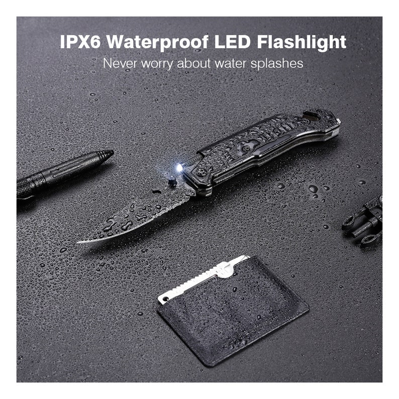 Personalized MULTITOOL POCKET KNIFE Knive Flashlight Custom Etsy