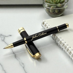 Personalized PEN Teacher Coach Graduation Groomsmen Birthday Gift for Him Dad Men Her Mom Doctor Retirement Fathers Day Custom Engraved