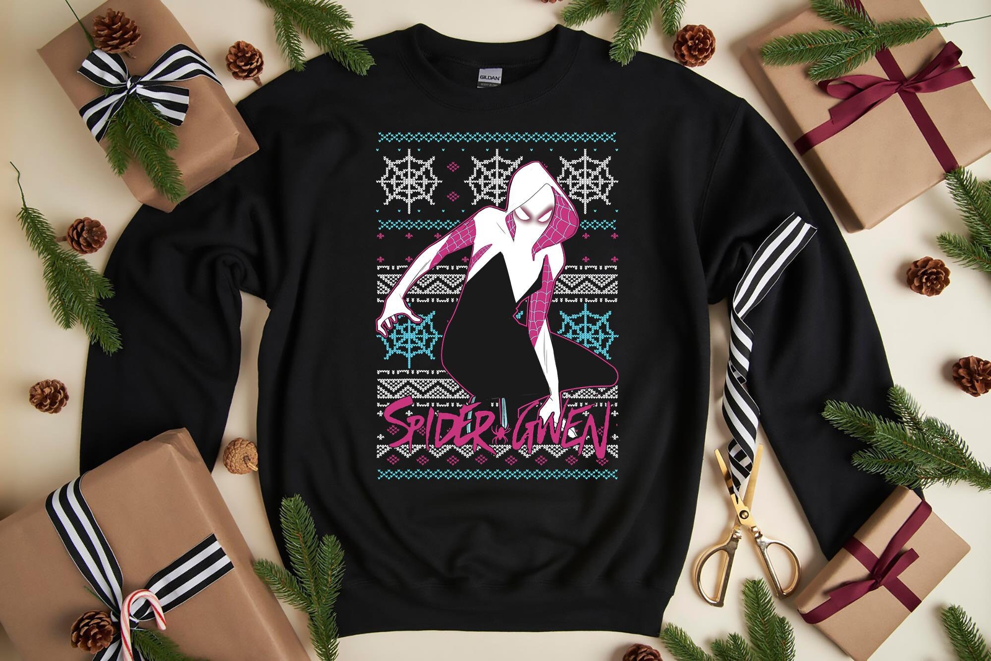 ugly sweater spiderman