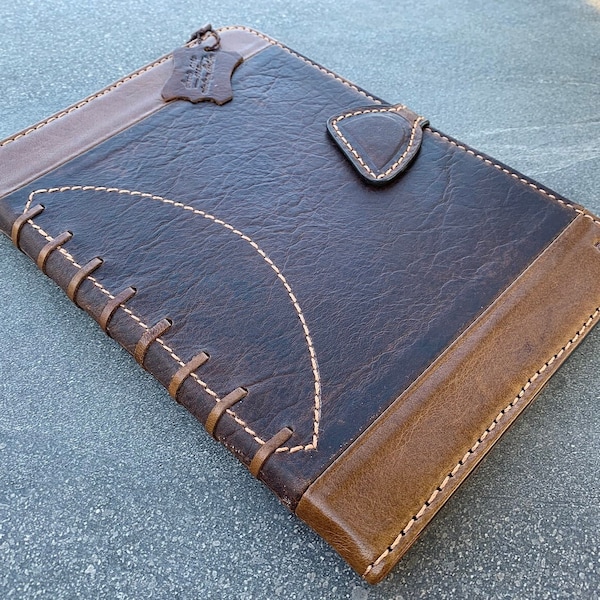 Genuine Full Leather case for Apple iPad mini 3 4 5 6 (2021) cover Handmade cards slots rubber luxury Vintage Style Ari
