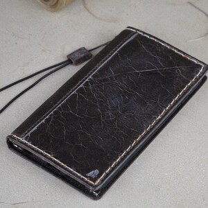 Capa tipo carteira de couro genuíno feita à mão ARICHI para Samsung Galaxy S25 S24 S23 S22 S21 Ultra FE Vintage capa tipo carteira costurada à mão com compartimentos para cartões