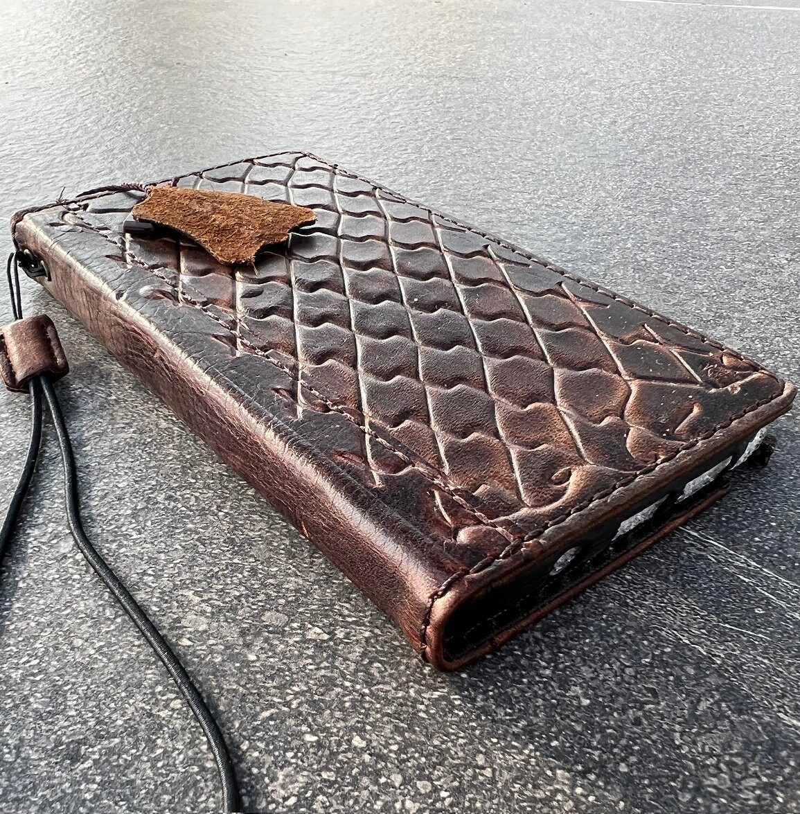 Portafoglio Apple Google Pixel 3A Leather Case Premium