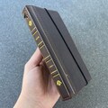 Genuine Dark Wash Leather Case For Samsung Galaxy Z Fold 3 4 5 6 Back Cover Wallet Cards Slots Design Ari Book Hand Strap product logo